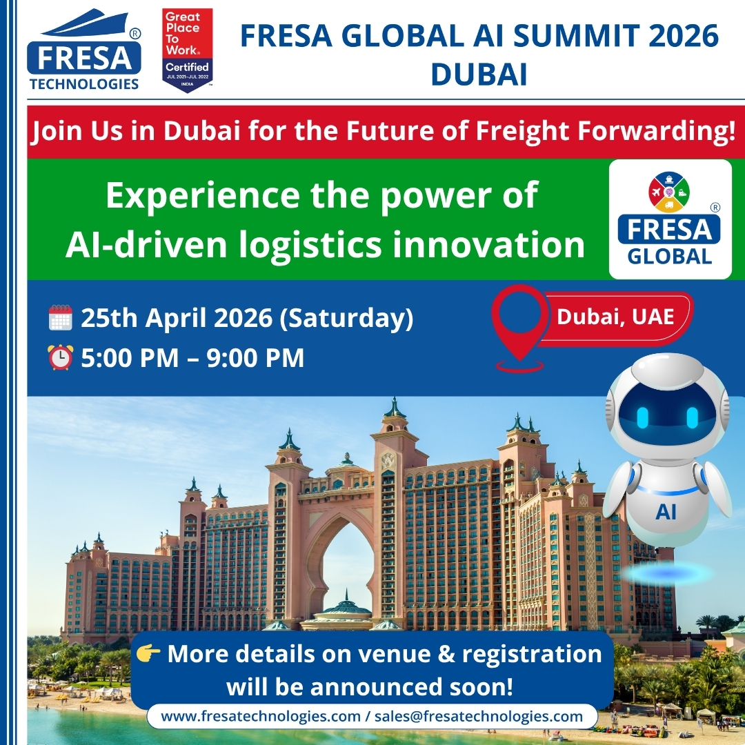 fresatechnology's tweet image. 🚀 Exciting Announcement!

📍 Dubai, UAE
📅 25th April 2026 (Saturday)
⏰ 5:00 PM – 9:00 PM

🔗 Visit our website to learn more:
👉 fresatechnologies.com/products/fresa…

#FresaGlobalAISummit #AISummit2026 #DubaiEvents #FreightForwarders #Innovation #Logistics #AI #FresaGlobal