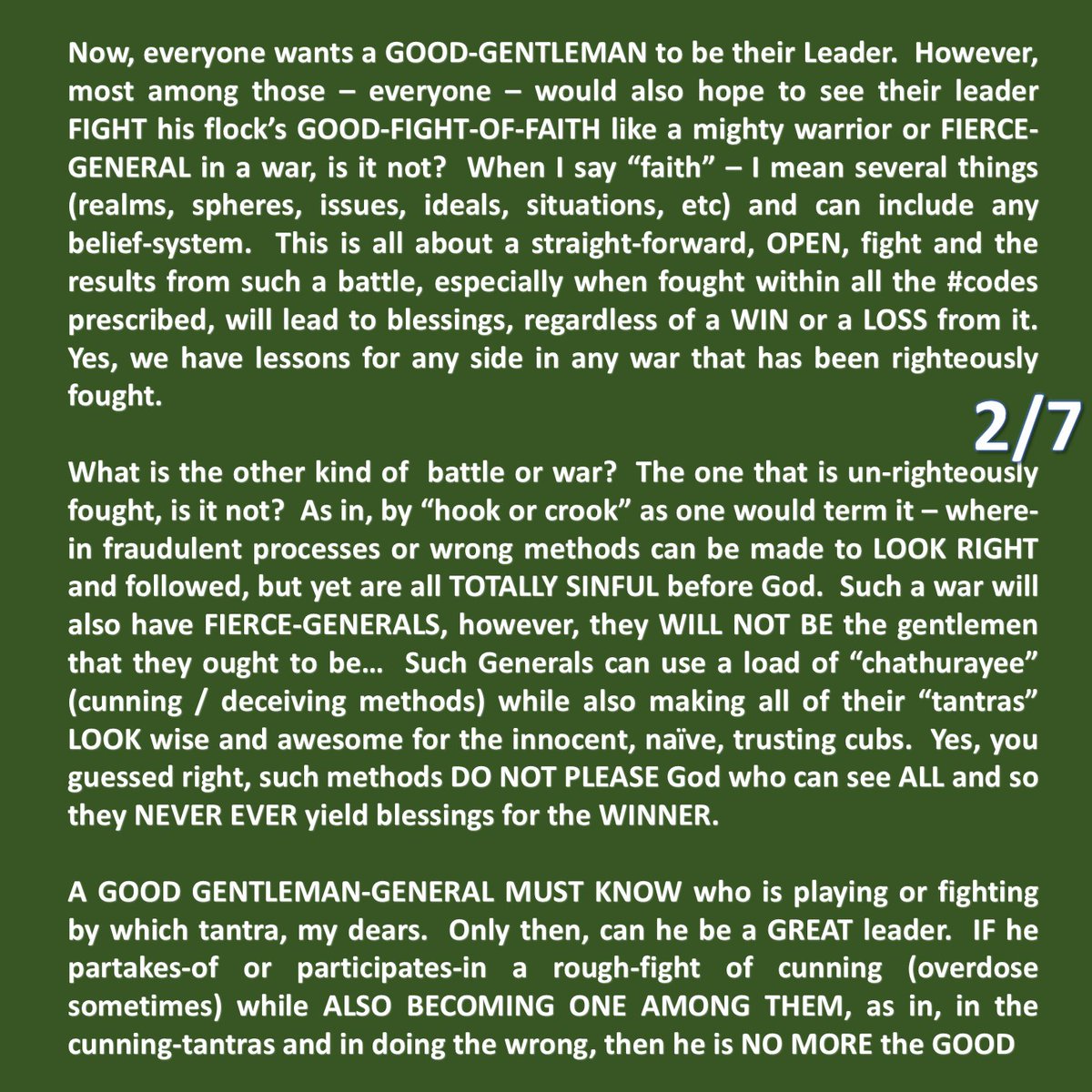 PariWriting's tweet image. From my #facebook #page.. some #screenshots on the #GentlemenGenerals.. Everything begins with a thorough n #correct #reconciliation.. n yes #repair n #rebuilding is #possible once we #work on it holding God&apos;s #Hand.. We have #GentlemenGenerals all over our #world, ALL #blessings