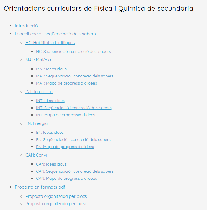 victorlopezsbd's tweet photo. S'acaben de publicar les orientacions curriculars de Física i Química! Una eina molt necessària per estructurar i secuenciar l'aprenentatge de l'alumnat al llarg de l'ESO: https://t.co/cnHxEKwC8z
Què trobareu en aquesta web? Us ho explico en un petit fil! https://t.co/PEzrEIupUW