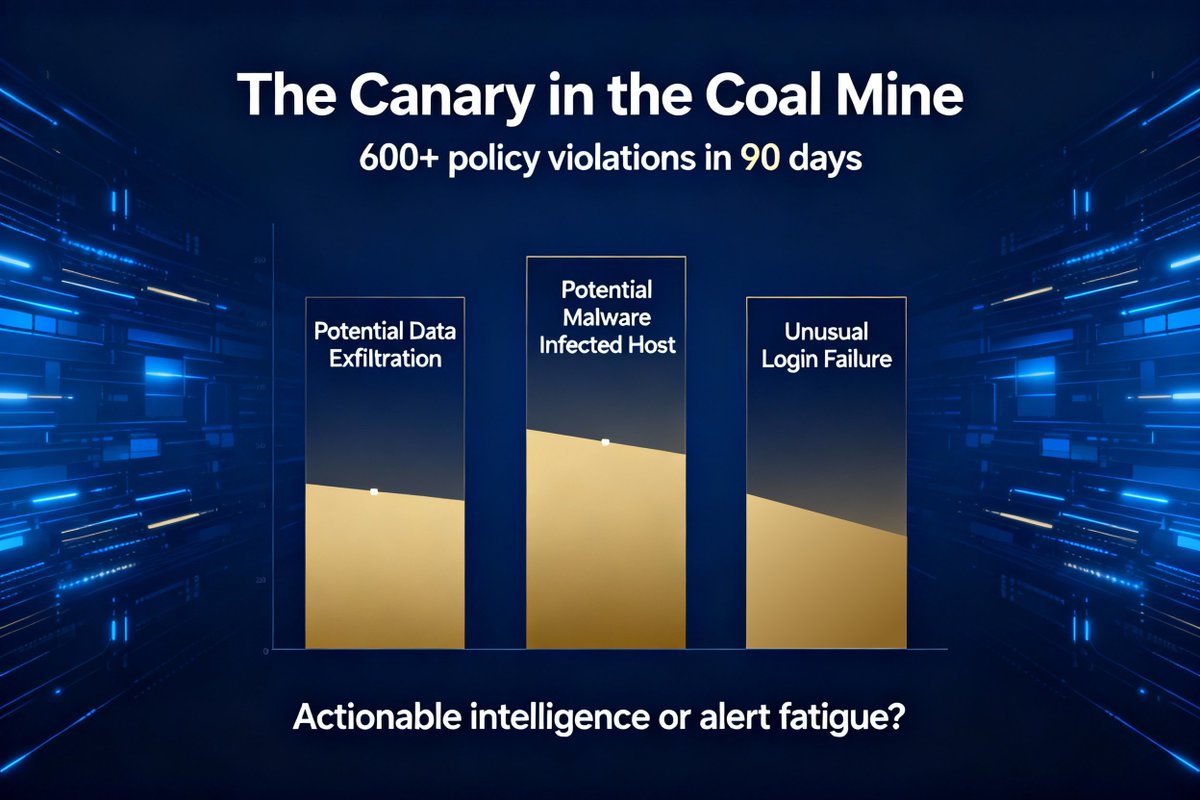 zybisys's tweet image. 600+ Security Violations in 90 Days. A real customer scenario proves EDR/DLP policies need aggressive analysis.

We don&apos;t just log alerts, we connect the dots to stop.

Alerts or Action? Stop policy noise from becoming a breach.
#CyberSec #SOAR #DetectionandResponse #HostSecurity