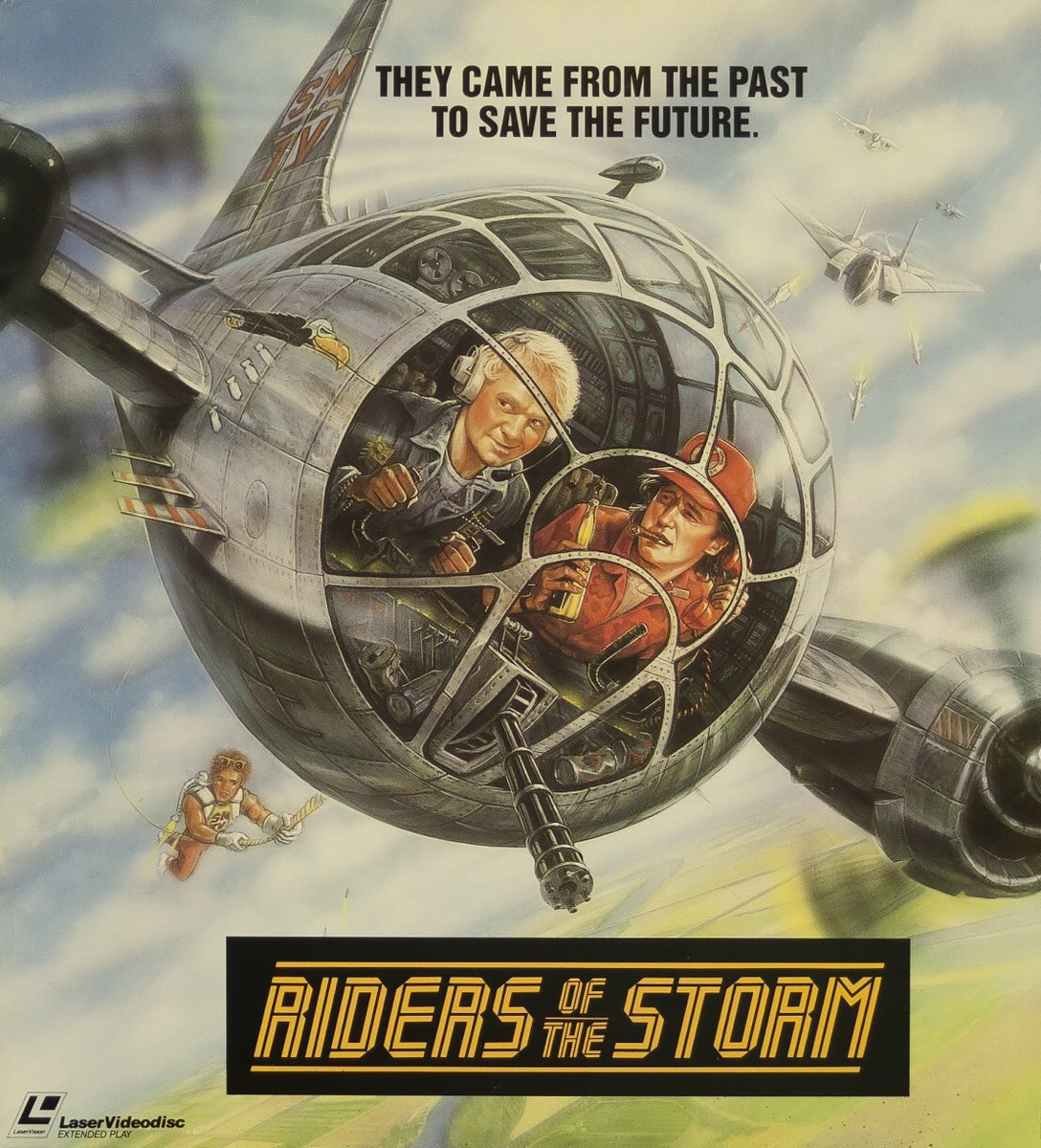 jfkenney's tweet image. Obscure YT of the day: Dennis Hopper &amp;amp; Michael J Pollard are Vietnam Vets flying around the country in a B-29 who jam right-wing broadcasts &amp;amp; try to sabotage a female presidential candidate in 1986&apos;s RIDERS OF THE STORM (aka THE AMERICAN WAY outside the U.S.). 

Link in reply: