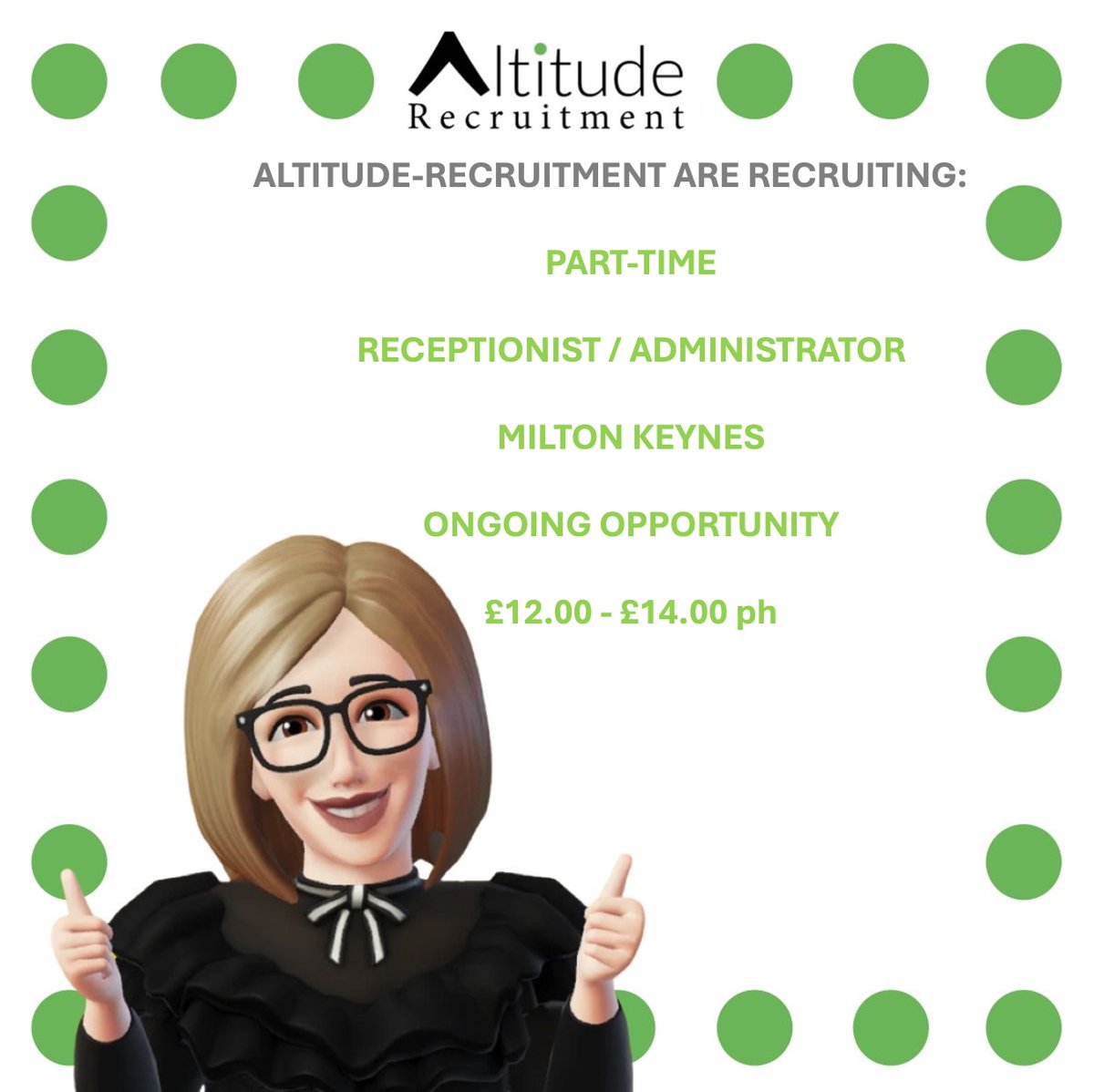 SarahAltitude's tweet image. 📢 PART-TIME ONGOING OPPORTUNITY 📢

If you are interested or know of someone then please do contact our team today!

☎️ CALL US ON: 01604 696 514

📧 EMAIL US: info@altitude-recruitment.co.uk

altitude-recruitment.co.uk

#parttimework #TemporaryWork #recruitingnow #contactustoday