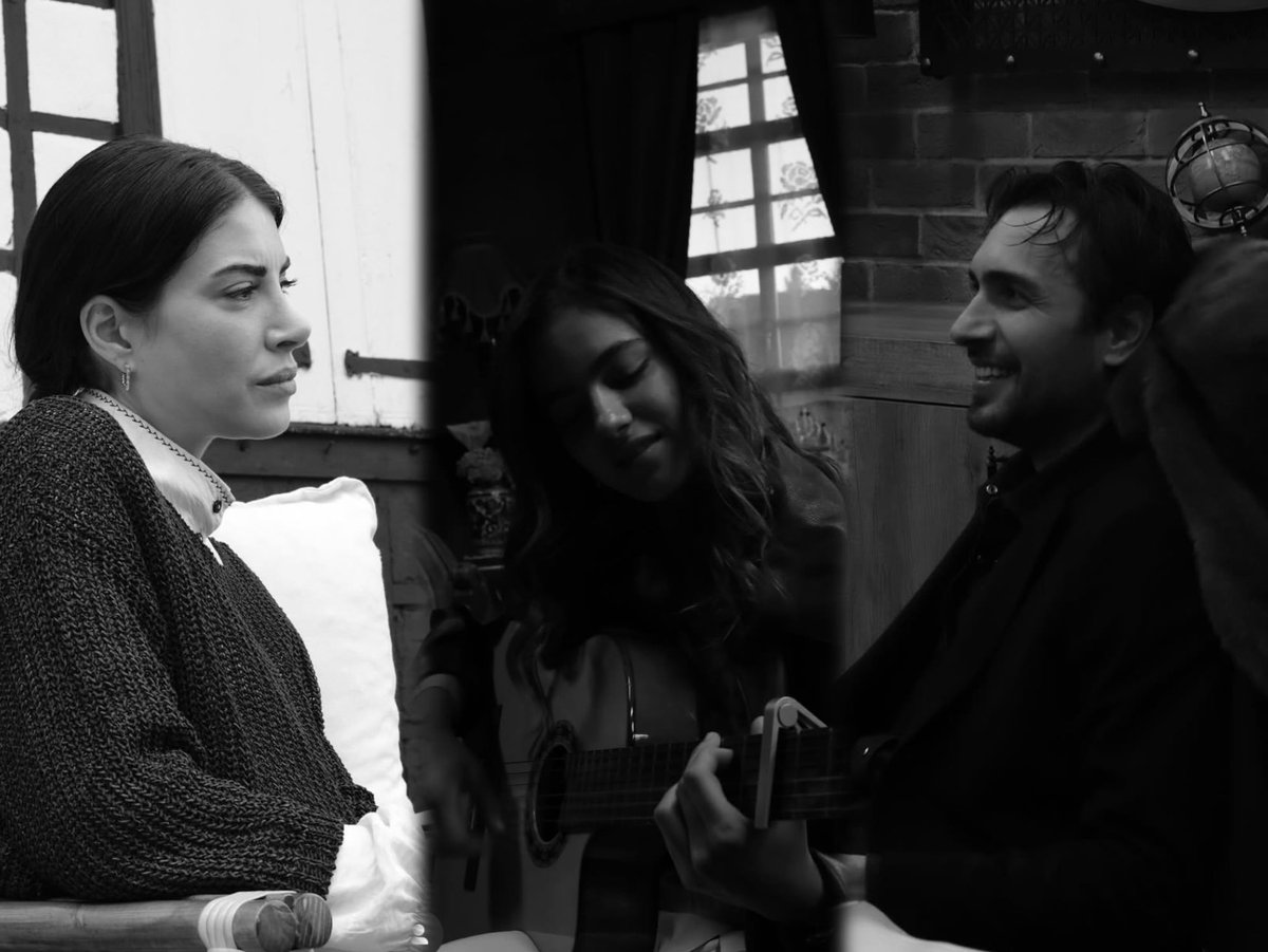 gelecekten geliyorum;esme ve adil kızlarının ilk müzik gösterisine eşlik edip,birlikde onu izliyorlar'🤍