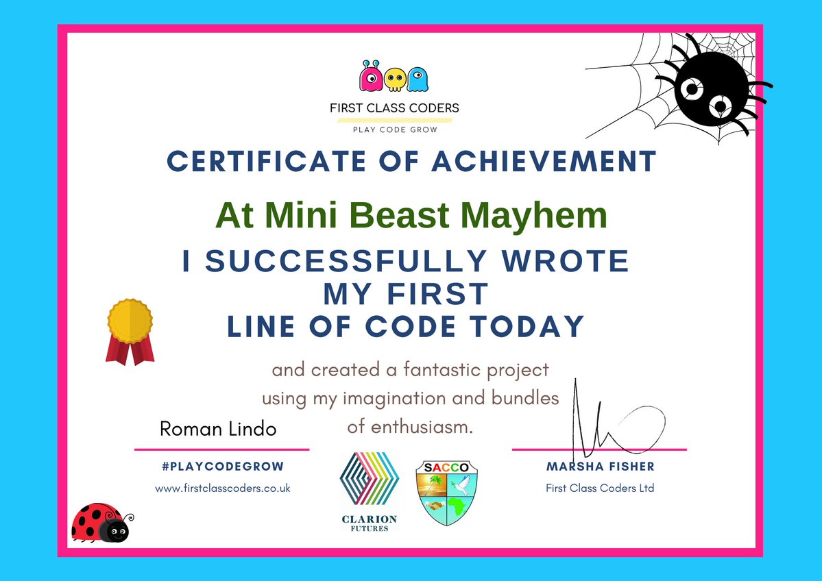 1stClass_Coders's tweet image. We teach kids to code! 

Online, in-person and in schools.

firstclasscoders.co.uk

#PlayCodeGrow #Tech #Sutton #Merton #Tech #STEAM #STEAMeducation #Fun #Learning #code #Coding