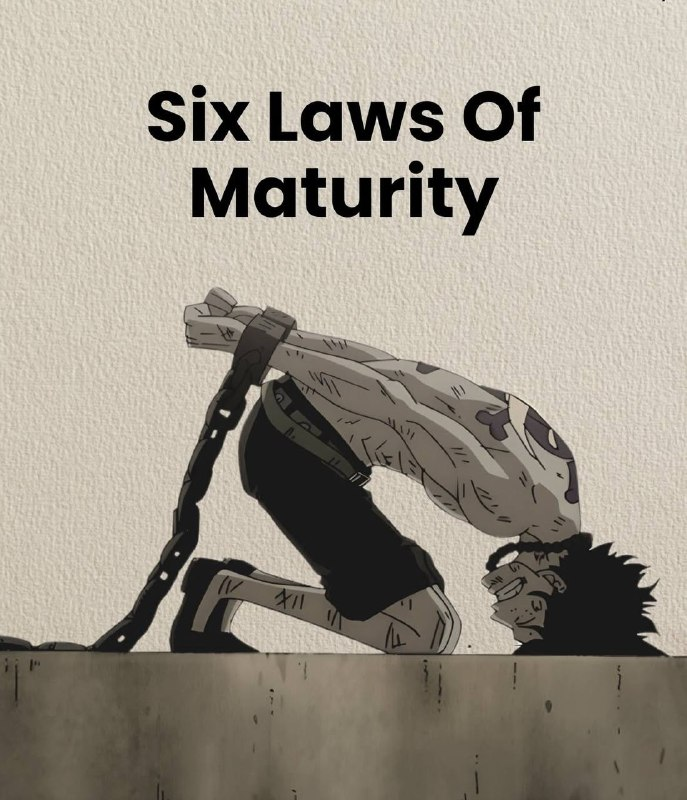 6 laws of maturity: