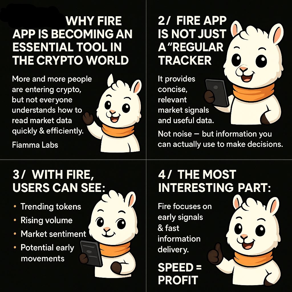 0xTesnettenten's tweet image. FIRE from @fiamma_labs Different from other applications

#FIREAPP