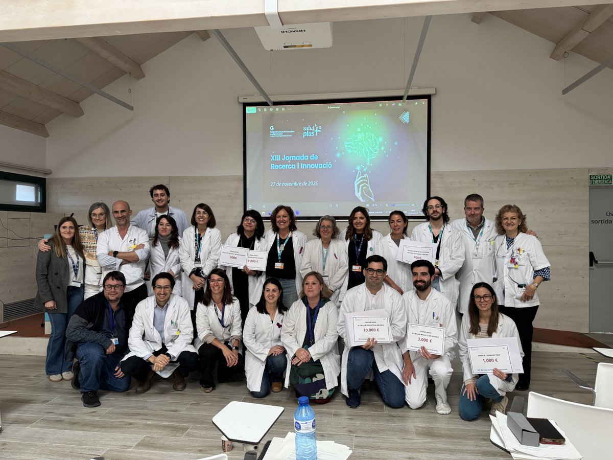 Ahir varem celebrar la #XIIIJornada de <a href="/recercafphag/">Recerca i Innovació Hospital General Granollers</a> a <a href="/hggranollers/">Hospital General de Granollers</a> amb la ponència inaugural sobre #IA #reptesetics a càrrec de <a href="/montse_esquerda/">Montse Esquerda</a> Molt interessant! i una gran Jornada 😃