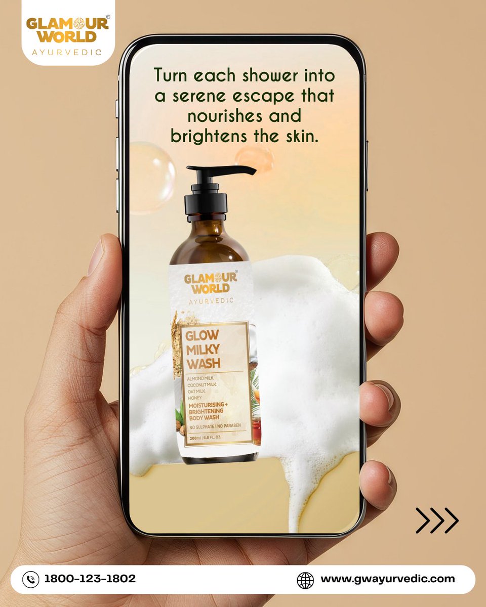 GWAyurvedic's tweet image. Meet Glow Milky Wash and Glow Body Milk, your new routine for nourished, bright and sun-safe skin, powered by indulgent milk blends and clean, gentle care. Dropping real soon. Stay tuned.

Get yours today at gwayurvedic.com

.
#GlowBodyMilk #GlowMilkyWash #MilkPoweredGlow…