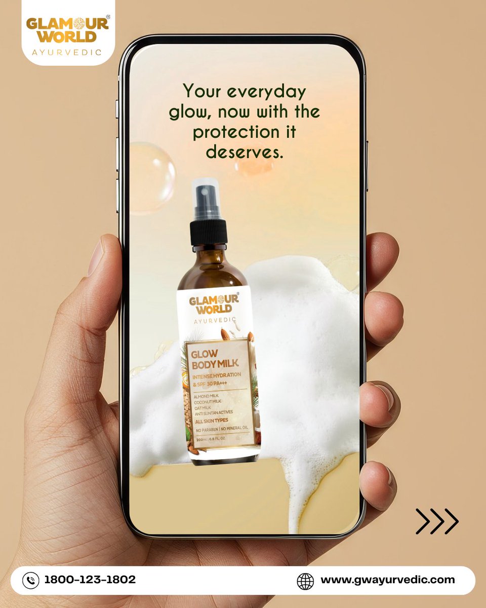 GWAyurvedic's tweet image. Meet Glow Milky Wash and Glow Body Milk, your new routine for nourished, bright and sun-safe skin, powered by indulgent milk blends and clean, gentle care. Dropping real soon. Stay tuned.

Get yours today at gwayurvedic.com

.
#GlowBodyMilk #GlowMilkyWash #MilkPoweredGlow…