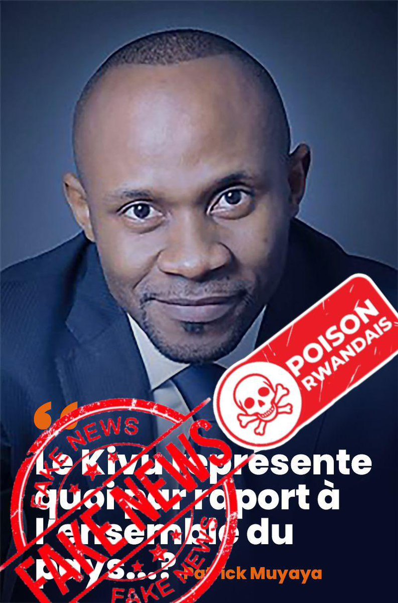 BukasaEmmanuel2's tweet image. #RDC🇨🇩: Attention ⚠️ au poison ☠️ rwandais injecté dans les réseaux sociaux pour semer la division et la méfiance entre congolais.

S.E @PatrickMuyaya  n’a jamais dit ça .