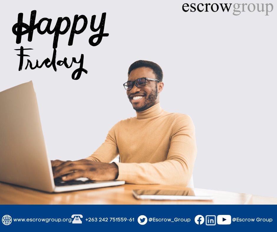 Escrow_Group's tweet image. Hopefully, you finished the week on a productive note. Embrace the lure of the weekend and use it productively and positively as well!
 #escrowgroup #forwardthinking #fintechsolutions