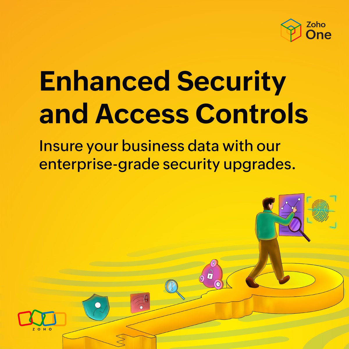 ZohoOne's tweet image. The new era of 🛡️ security is here.

Our customizable options let you set up security parameters for your business based on your company&apos;s policies.

Learn more - zoho.to/Secure

#Security #Admin #BusinessData #ZohoOne #ZO25