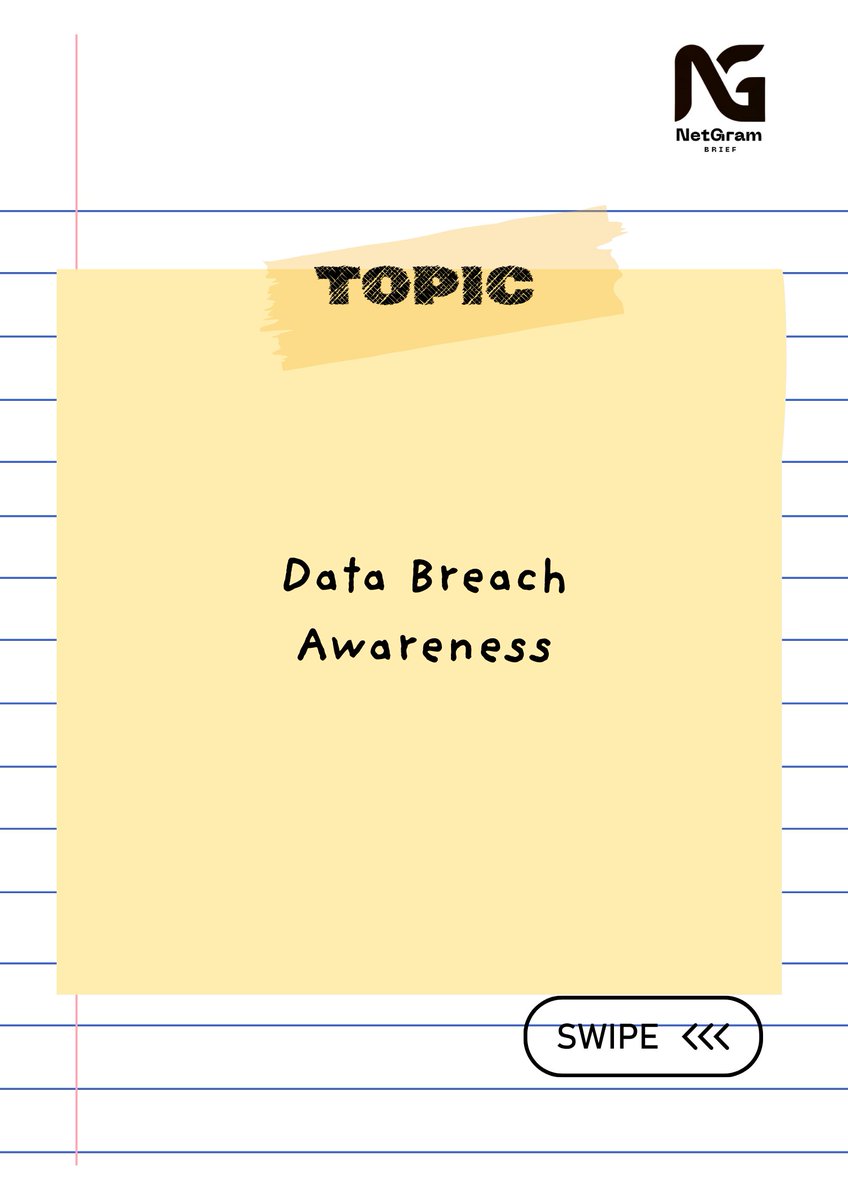 NetGramBrief's tweet image. Kya aapka data kabhi breach hua hai? Kya step liya? (Thread 1/6)
#DataBreach #SecurityAlert #passwords #privacymatters