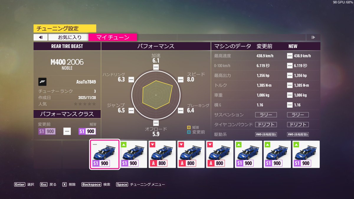 aston_gt's tweet image. 自分で使う用のM400出来た