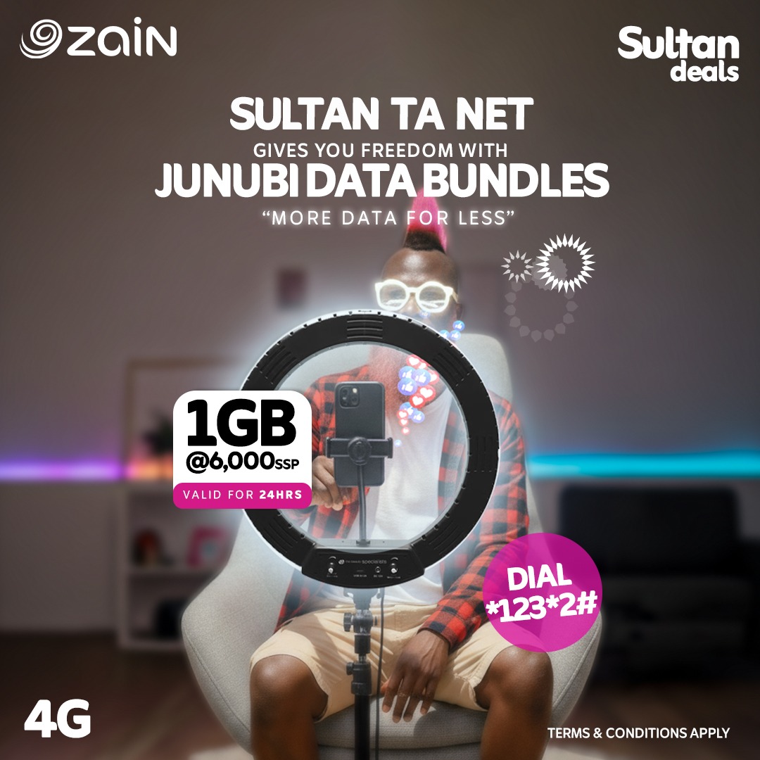 Zain South Sudan tweet media