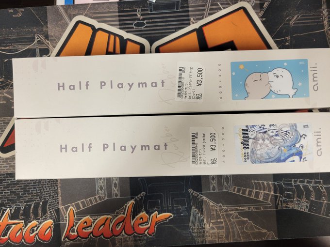 販売情報】 明日発売のamiiのスリーブ&プレイマット開店時より販売し