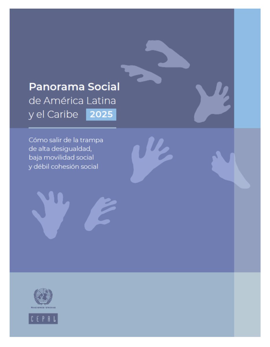 𝗗𝗲𝘀𝗶𝗴𝘂𝗮𝗹𝗱𝗮𝗱 𝗲𝗻 𝗔𝗺𝗲́𝗿𝗶𝗰𝗮 𝗟𝗮𝘁𝗶𝗻𝗮

Este nuevo informe de <a href="/cepal_onu/">CEPAL</a> aborda el reto de reducir la desigualdad en América Latina. Considera la desigualdad de ingreso, educativa, laboral y de género. Presenta recomendaciones.

Descarga: cepal.org/es/publicacion…