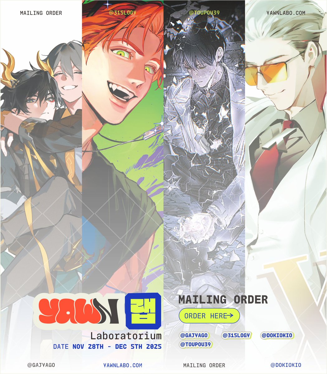 YAWN๋ฉ - shipment completed - next project soon tweet media