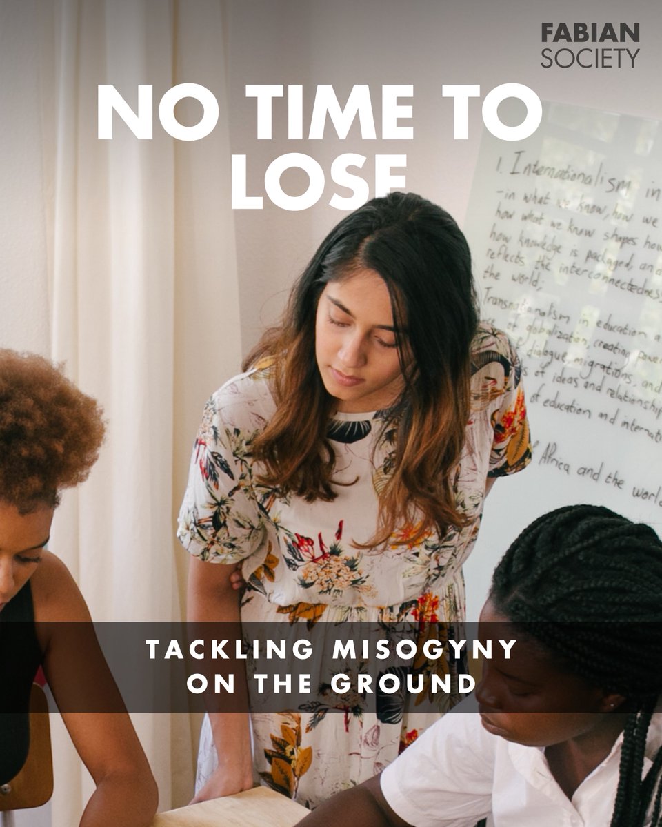 How can government tackle misogyny? ❌

We’re excited to launch “No Time to Lose”, produced with <a href="/FabianWomen/">Fabian Women</a>.

In this new collection, six members of Cohort 13 of the Fabian Women’s Network mentoring programme set out the policies urgently needed to advance gender equality.
