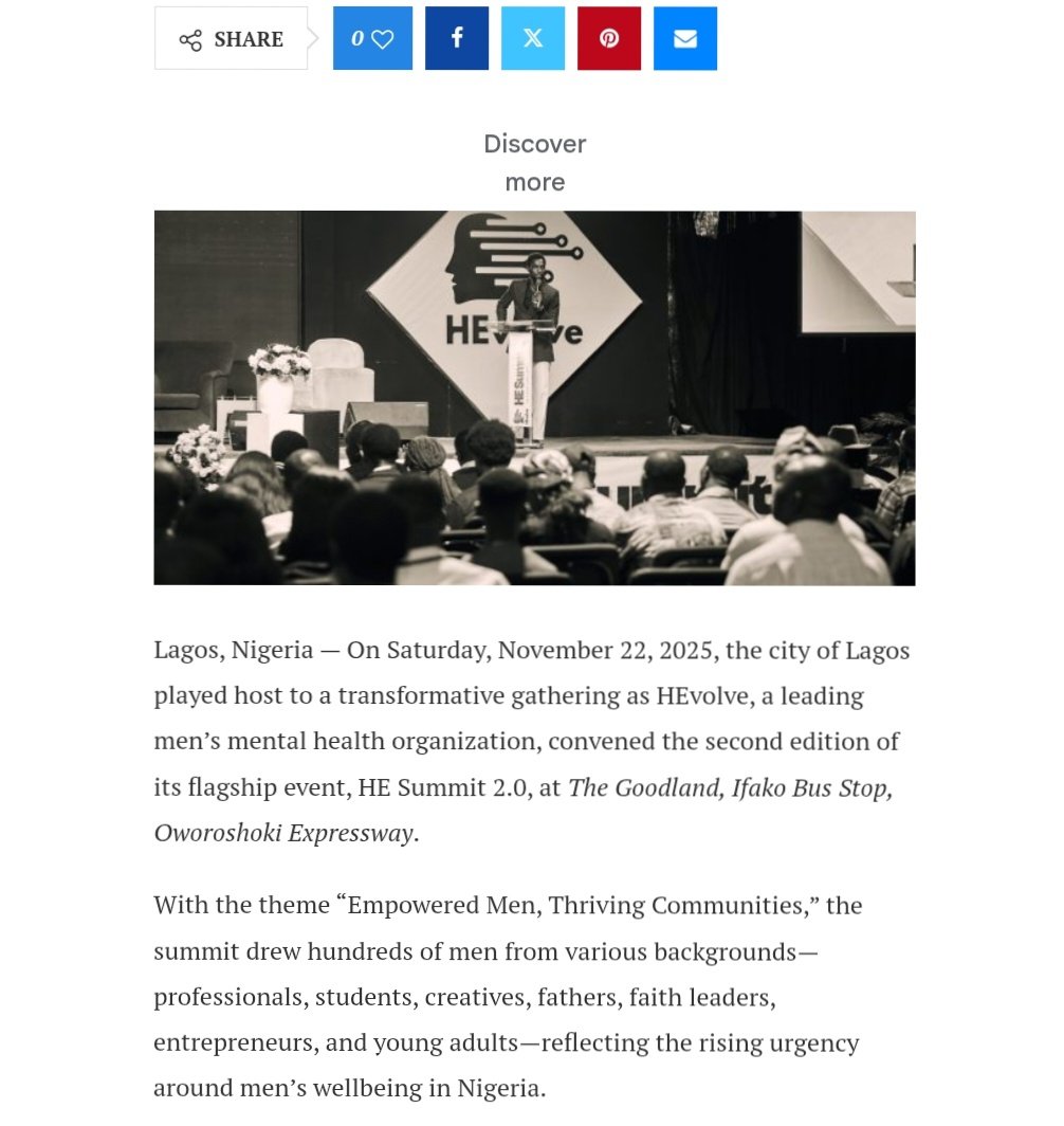 hevolve_fdn's tweet photo. We made the news! 🗞🔥
HE Summit 2.0 didn’t just happen — it made impact loud enough for the world to hear.
Our conversation on Empowered Men, Thriving Communities reached new heights as Independent Newspaper spotlighted the movement we’re building together.
#HESummit
#HEvolve https://t.co/BtKRJbdn1p