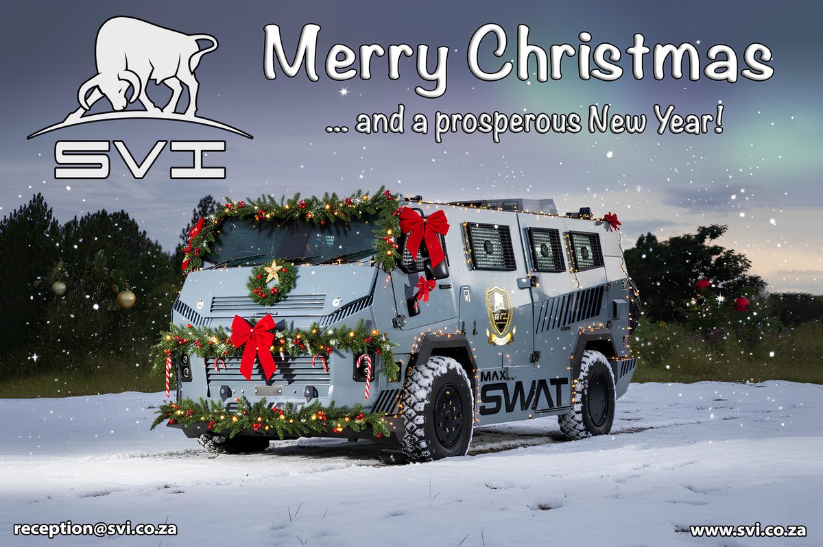 🎅 Happy holidays to all of our followers! 🎄

🙏 Thank you for your support of SVI throughout 2025. As always, we simply can't wait to show you what's in store for next year... 👀

💪 In the meantime, stay safe out there, folks. 🫡