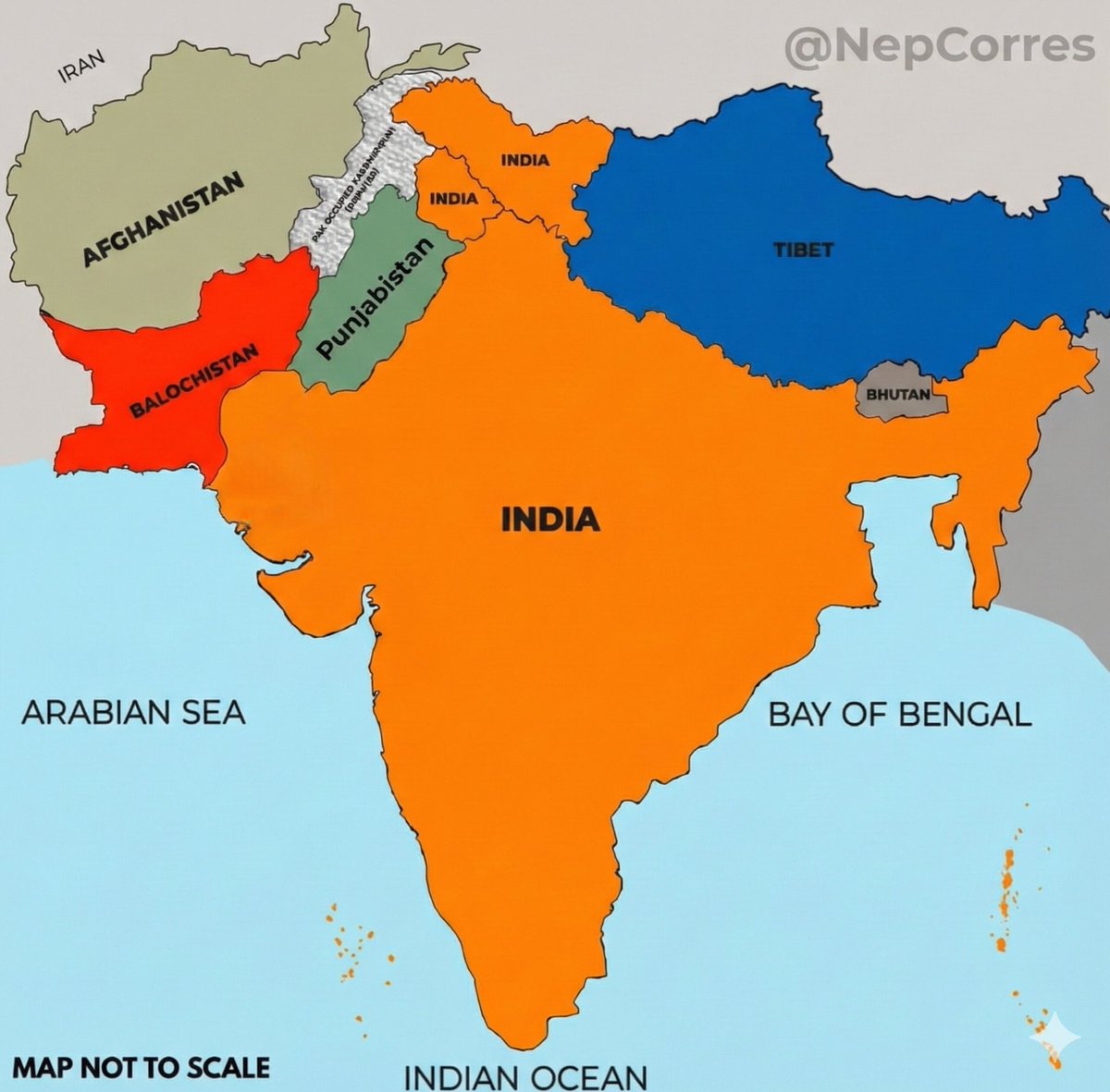 The truth can never change. 

Nepal and Sindh are and will remain an integral part of India.

#Nepal #Sindh #Pakistan