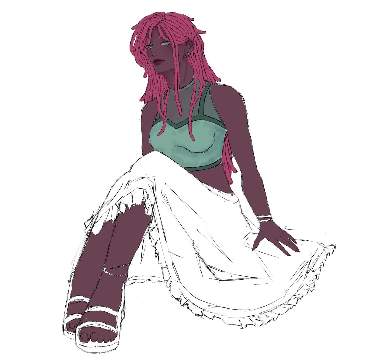 SSIR3N_'s tweet photo. Day 198/365
The internet has done some horrible things to my head because I seriously considered changing the shoes so I wouldn't have to draw toes 💀💀 https://t.co/UPYbVtdvcC