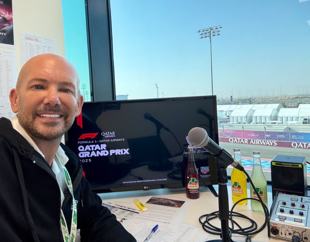 mhillofficial's tweet image. It’s time to turn on my 🎤 for the 2025 @qatarairways Formula One Grand Prix of Qatar 🇶🇦 and I’m feeling #SuperGood 😜 

#QatarGP | #F1 | #F2 | #MikeOnTheMic