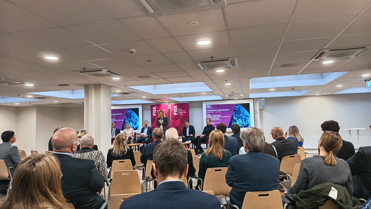 The Embassy of Malaysia in Helsinki had the pleasure of attending the FIIA panel on “Competing Visions for International Order”  on 26 Nov 2025, examining major powers’ approaches to global governance.