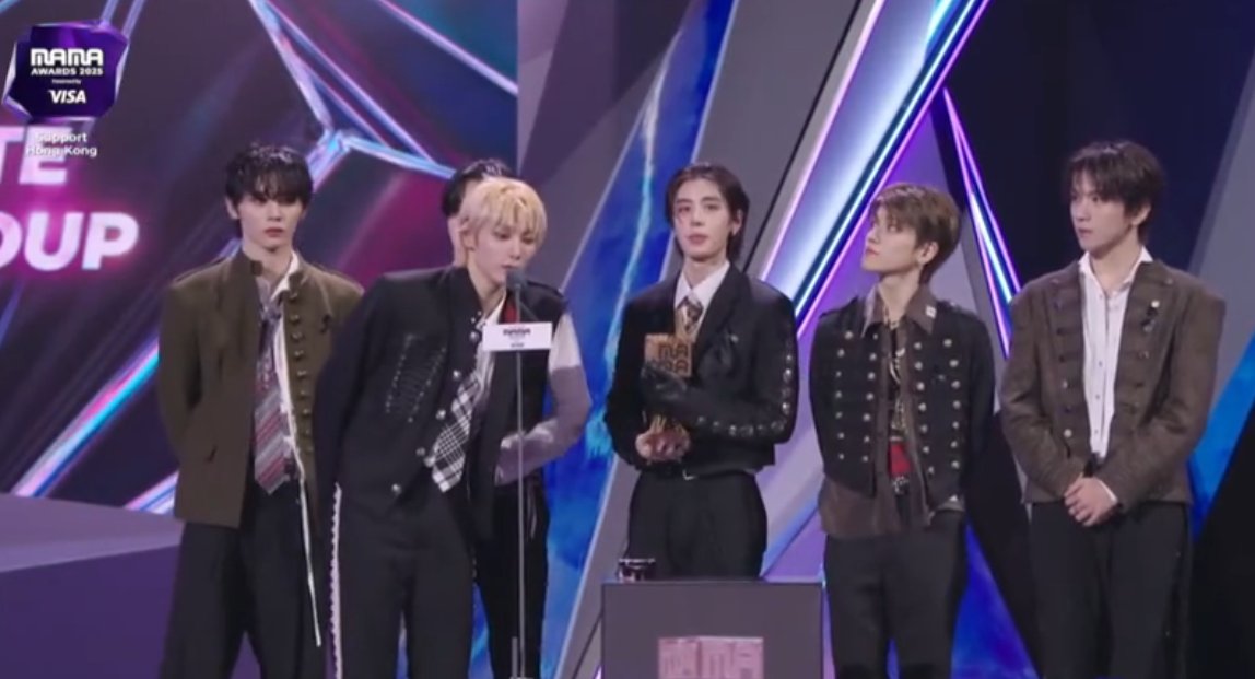 Congratulations #BOYNEXTDOOR for winning “Favorite Male Group" at the 2025 MAMA Awards.
