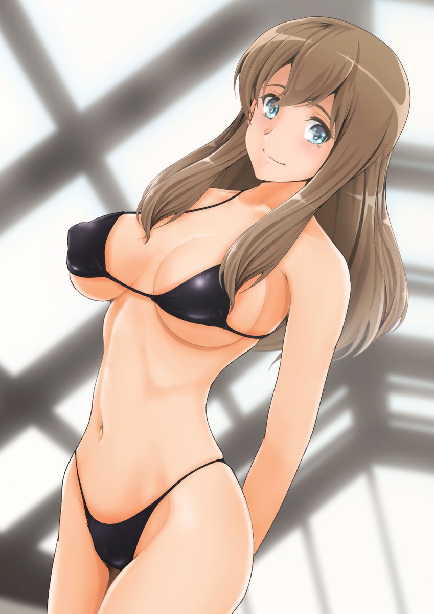 今日も過去絵!
黒江さん黒ビキニなのぜ。 