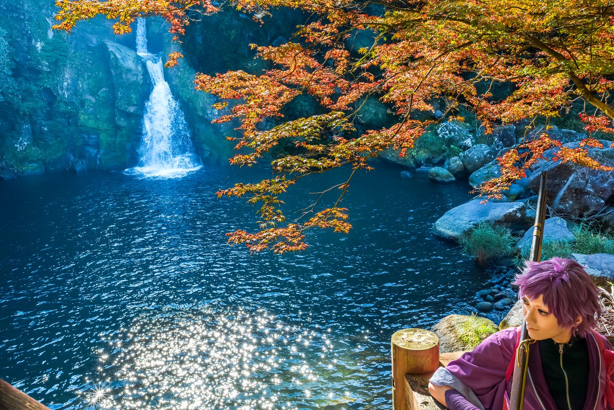 ** Cosplay / コスプレ **
― 秋の深まりを追う ―
ダンジパープル（鹿児島孝紫）／ 急襲戦隊ダンジジャー
Danji Purple : Koji Kagoshima
 / Kyushu Power Ranger "Danjiger"
Cosplay: 瀬凪 悠 [Haruka Senagi]
Photograph: 是枝竜太郎
2025-11-23 鹿児島北薩ロケ
#はるかの九州遠征2025