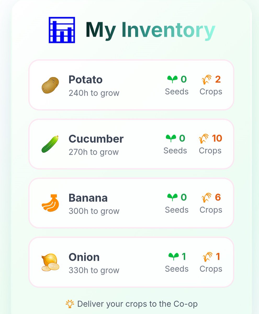 あかん、、ジリ貧やぁ、、、
マーケットには🍌しか売ってないし、🥔🥒🧅からは🍌が生まれるし、
もう🍌農家になるしかない未来が見えるんですけど😫
#HyperFarm