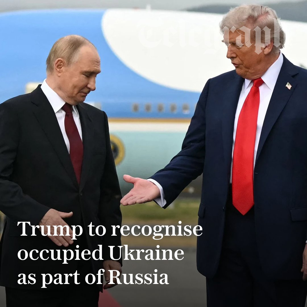 Telegraph's tweet photo. 🚨 EXCLUSIVE: The Telegraph understands that Donald Trump has dispatched his peace envoy Steve Witkoff and son-in-law Jared Kushner to make the direct offer to Vladimir Putin in Moscow.
Find out more ⬇️
https://t.co/8JlpcKOTYT https://t.co/OZXEiJ23PA