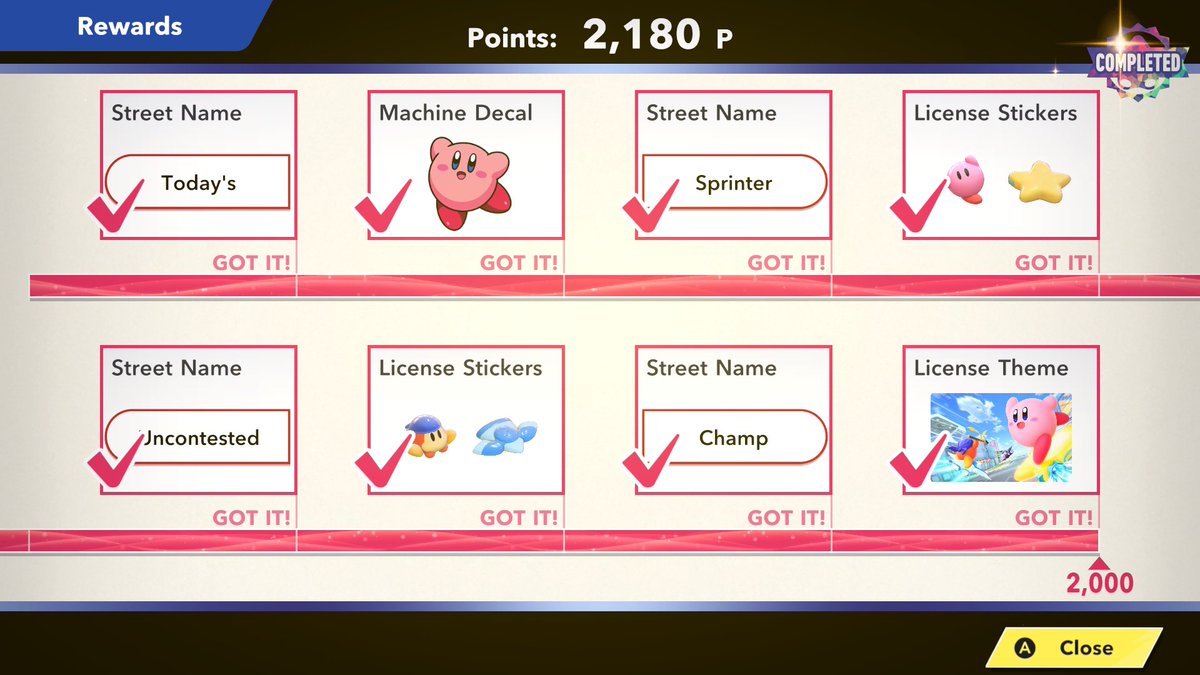 wootton120's tweet image. Yooo I complete getting Hydra in online event, let’s gooo &amp;amp; I won! 😁🤪

Also complete the first event rewards! 😎

#KirbyAirRiders #NintendoSwitch2