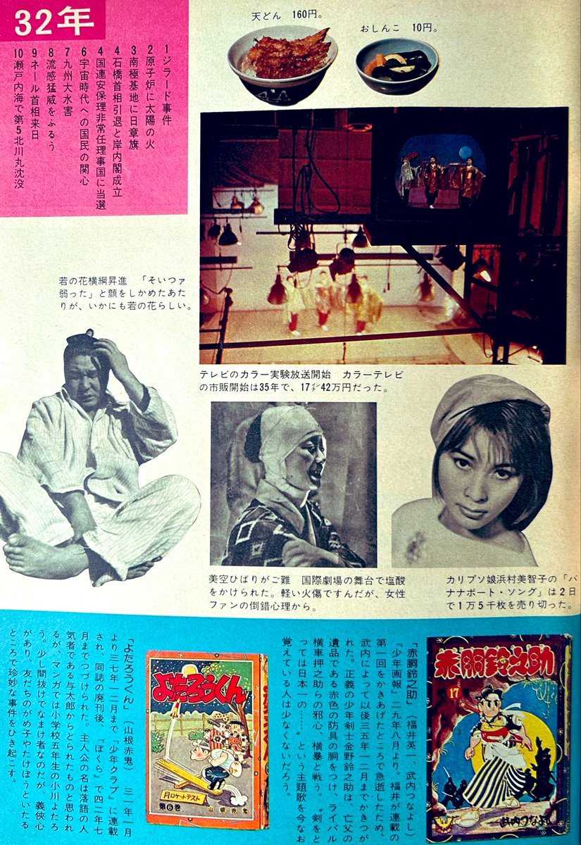 icjk2019's tweet image. 昭和50年から見た20年前の世相
(昭和30年〜32年)