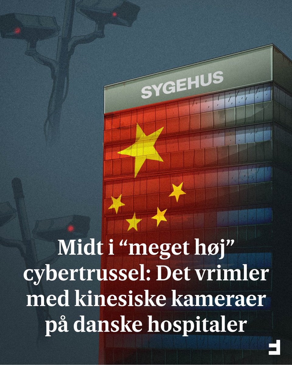 I alle danske regioner er der kinesiske overvågningskameraer på hospitaler og sygehuse.

I flere år har det ellers været bredt kendt, at kameraernes optagelser kan ende hos det kommunistiske etpartistyre, og at de kan misbruges til masseovervågning og cyberspionage.

Regionerne