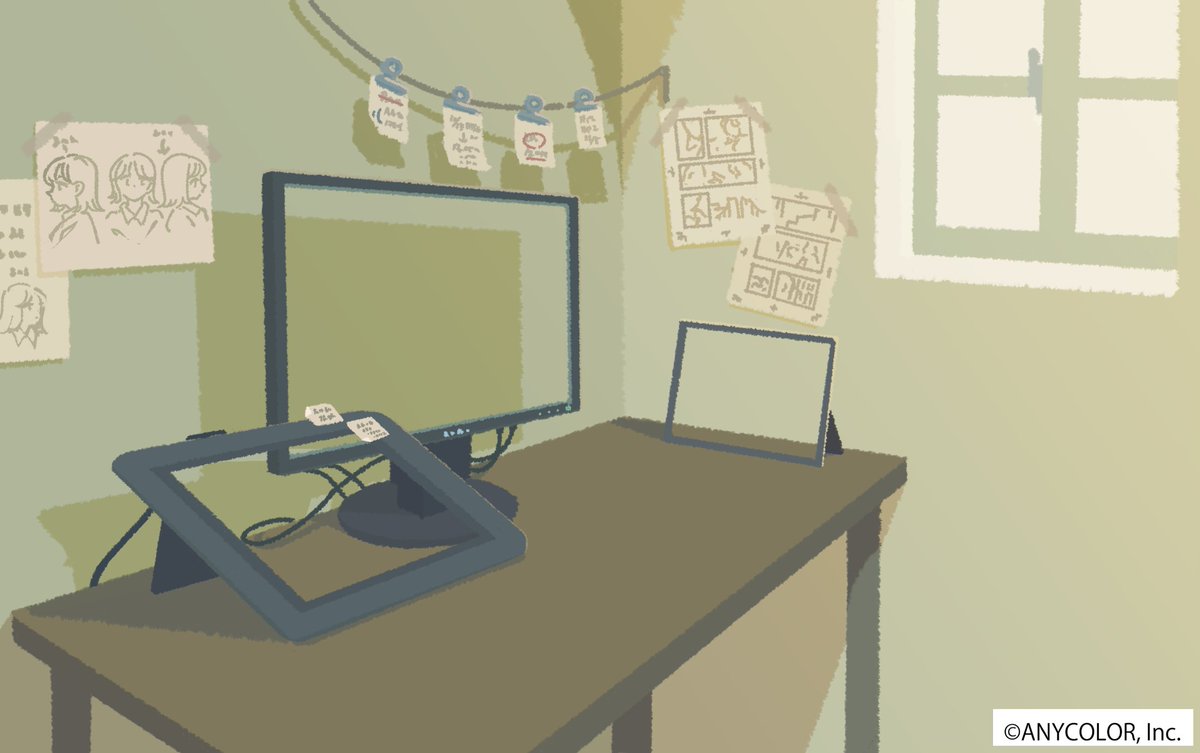 【お知らせ】
社築さん(<a href="/846kizuQ/">社築🖥</a> )オリジナル楽曲「DISK-TOP-FANTASY!」ミュージックビデオの背景イラスト製作を一部担当させて頂きました！
ずっと応援してきた方で、メモリアルなMVに携わらせて頂きとても嬉しいです🖥

youtube.com/watch?si=9kJtF…