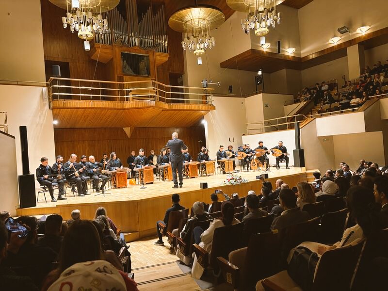 EmbEspIraq's tweet photo. Desde Bagdad a Madrid, un Viaje Musical, a cargo de la Orquesta Nacional de Música Iraqui en el Auditorio Nacional. Fantástica iniciativa de la Embajada de Iraq en España. https://t.co/H4Sag0oABS