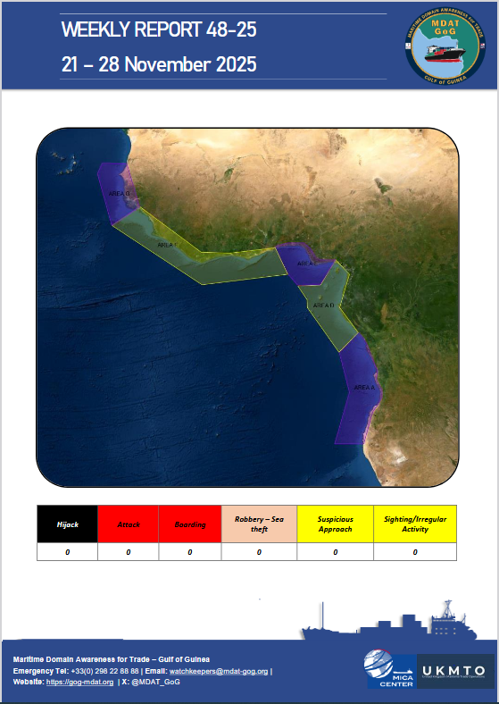 Maritime Domain Awareness for Trade Gulf of Guinea tweet media