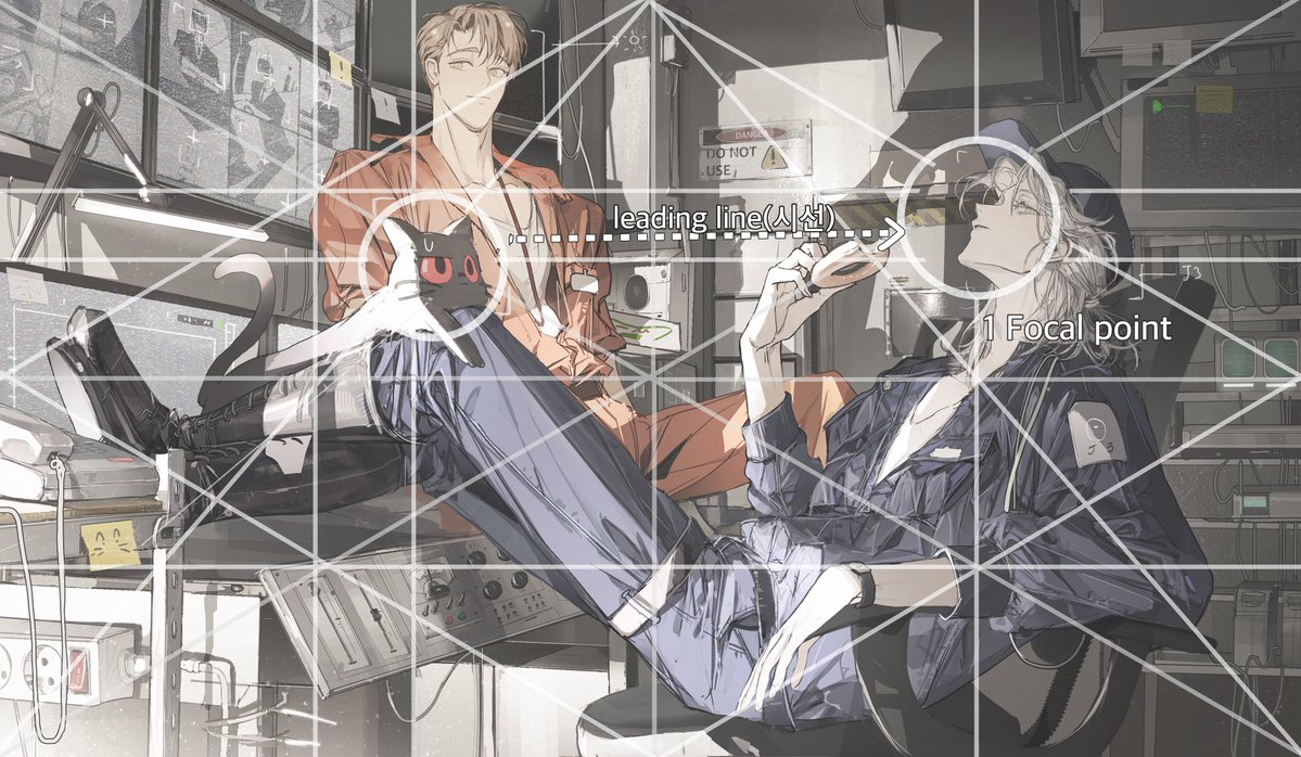 화면구성 공부하다가 기록용으로..☺️ 기존에 잘 사용하는 그리드가 공간 스케일이 넓어지면 잡아주는 힘이 좀 약한 것 같아서 두개로 넓혀봤더니 도움이 되는 것 같아요^///^....((또 저만 모르고 다 아는 내용이였을수도)))