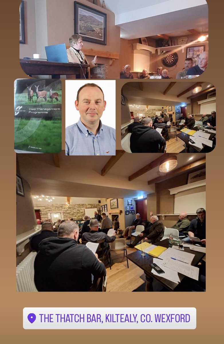 JacWhelanFagan's tweet photo. Wexford @IFAmedia branches Kiltealy, Caim, Ballindaggin &amp; Bunclody held their AGM last night. Fantastic talks from Deputy President @AliceDoyleIFA, @JamesDoran19 from @TeagascWWC &amp; Michael Craven on deer mgt from FRS @JerOMahony2021 https://t.co/GARMoOcpXD
