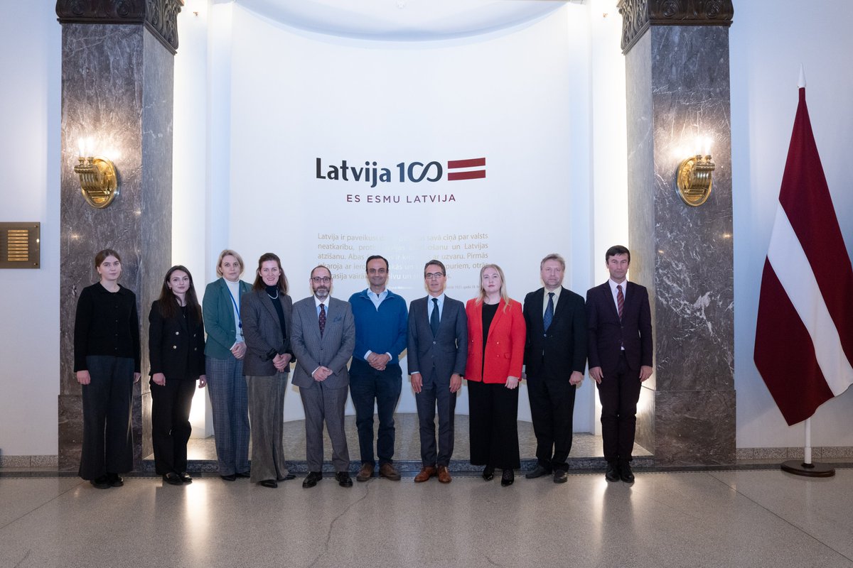 Pleased to welcome <a href="/NRC_Norway/">Norwegian Refugee Council</a> at the MFA of Latvia. Appreciate the noble work of Norwegian Refugee Council in humanitarian crises worldwide. Discussed the cooperation with NRC during 🇱🇻’s membership in UN Security Council #UNSC.