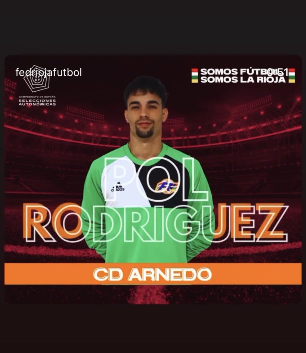 Nuestros jugadores <a href="/Polrs13/">Pol Rodriguez</a> y Madalin han sido convocados con la selección <a href="/fedriojafutbol/">Federación Riojana de Fútbol</a> de Fútbol para disputar la Copa de las Regiones . 🏆❤️🤍💚💛
Desde el club queremos felicitarles por este reconocimiento y desearles toda la suerte del mundo. A disfrutar de la experiencia!