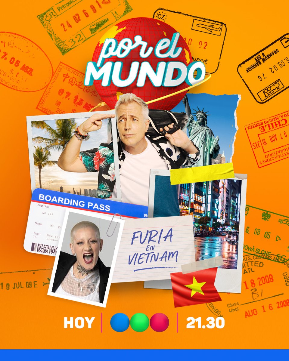 ¡ESTA NOCHE! Marley y Furia recorren Vietnam 🇻🇳  Un destino increíble 🤩 ¡Preparate para otra aventura!

🌎 Hoy 21:30hs #PorElMundo ✈️ por Telefe 📺