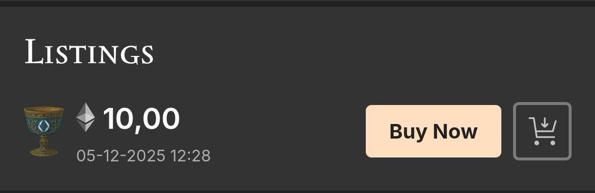 EnsMasters's tweet photo. ❗Black Friday Offer ❗

Names.eth is on sale for only 10 ETH on @grailsmarket 

Only for One week ⏳ https://t.co/Q8BRc82ELF