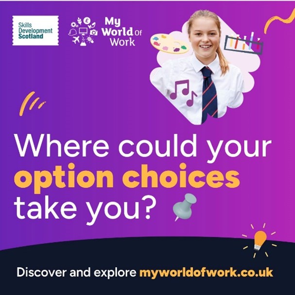 skillsdevscot's tweet image. Parents and carers are invited to join a webinar focused on supporting S1 to S3 pupils about to make their option choices at school.

📅 Wednesday 3 December
🕡 6:30pm to 7:30pm
💻 Online

Register 🔗 ow.ly/WAz650Xq0Vz