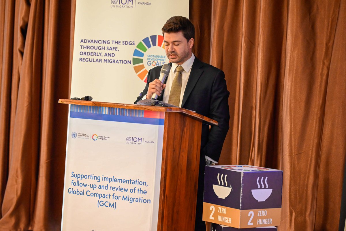 IOMRwanda's tweet image. It is about protecting lives and harnessing orderly migration for good. 
The Global Compact for Migration is about people. It is designed to protect lives and support safe, orderly and dignified migration. Shared @Ash_Carl80 during #GCM meeting.