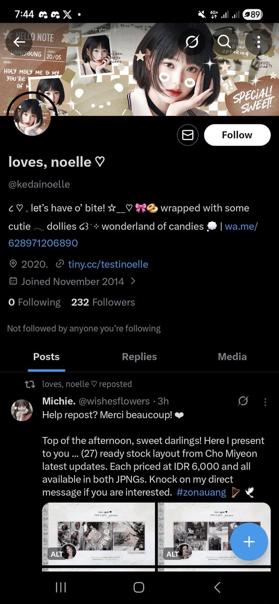 𐙚 aleena I joki tugas & proofread (TESTI 300++) tweet media