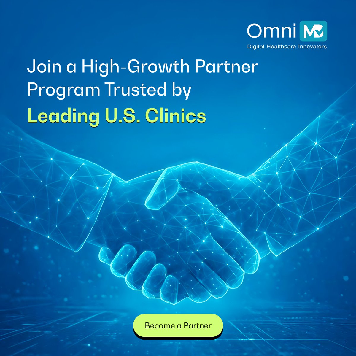 omnimd's tweet image. Your expertise + #OmniMD’s AI ecosystem = a partnership built for scale. 

Offer #AIFrontDesk, Medical Scribe, #RCM &amp;amp; #EHR with full support to win clients faster. 

Join a network trusted by U.S. clinics. 
👉 Become a Partner. 

Contact: sales@omnimd.com 
#PartnerNetwork #RCM